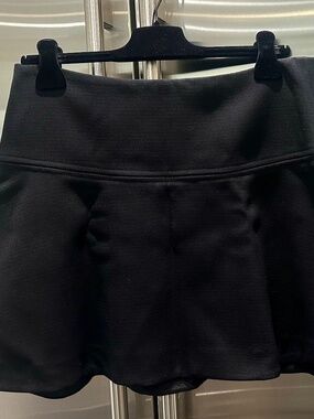 Milly Black flared mini skirt Size 12